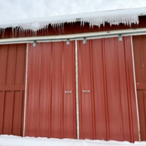 photo A Red Barn in Winter - This photo was taken on February 6, 2026, on the animal loop. by Lydia Penoyar