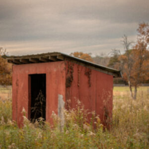 photo Weathered Shelter - Taken next to flower area on November 7, 2025. by Jessica Phipps