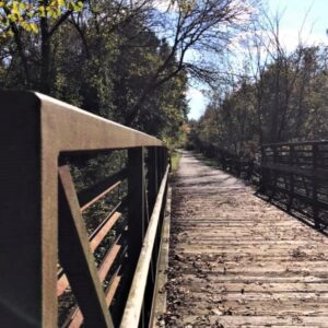 photo Over the Bridge - Taken on the Perimeter Trail on November 2, 2019 by Donna Corcoran